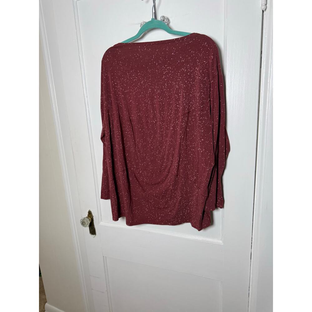 Lululemon Back in Action Long Sleeve Splatter T-shirt Pima Cotton Oversized 12 - Picture 4 of 7